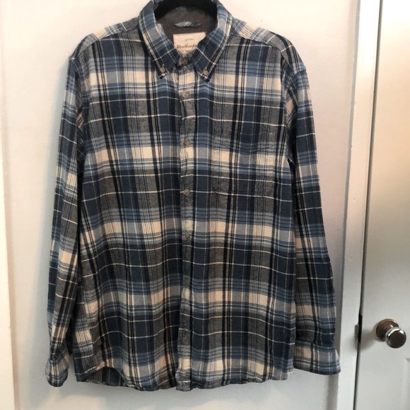 Weatherproof Original Vintage Plaid Long Sleeve Button Down Shirt Size Large - Picture 1 of 10